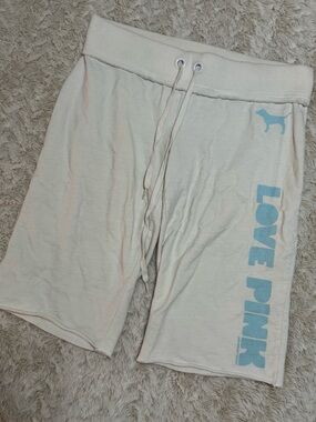 Vintage Victoria's Secret Pink, white capri shorts Size XS